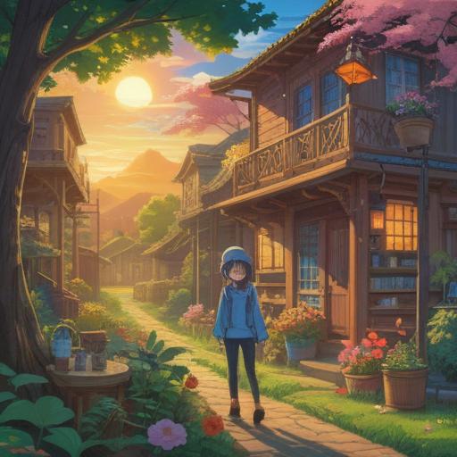 A vibrant and inspiring scene showcasing the power of colors in daily life, people engaging in different activities like painting, gardening, and decorating their homes, a rainbow of flowers blooming, colorful artworks displayed, cheerful ambiance, sunlight filtering through foliage, an uplifting and lively atmosphere, 4k