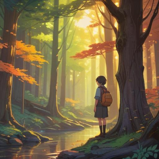 A serene and reflective scene depicting a person gazing at an old photograph of friends, warm sunlight filtering through trees, signifying nostalgia and connection, ethereal light surrounding the image, hints of spirituality in the air, emotional expressions, tranquil atmosphere, soft color palette, 4k