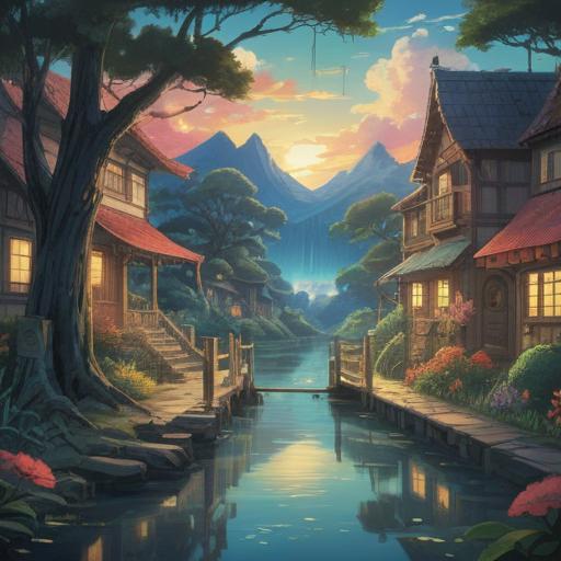 A heartfelt reunion with an old friend, surrounded by ethereal light, symbols of connection and memories, a serene landscape reflecting nostalgia, soft gentle expressions, a sense of warmth and spiritual bond, dreamlike atmosphere, vibrant colors, intricate details in the background, 4k