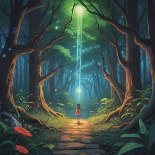 A serene moment of reconnecting with an old friend, subtle spiritual signs in the environment, gentle lighting hinting at divine presence, symbolic elements like butterflies or shimmering orbs, warm smiles and joyful expressions, a park setting with blooming flowers and tranquil surroundings, a sense of nostalgia and enlightenment, 4k