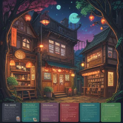 A visually organized infographic, vibrant colors, clear sections, icons representing various topics, concise text boxes, easy-to-read fonts, informative graphs and charts, harmonious layout, engaging design elements, 4k