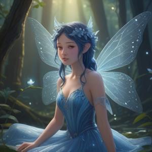 青い妖精を通じたスピリチュアルな意味の解説
