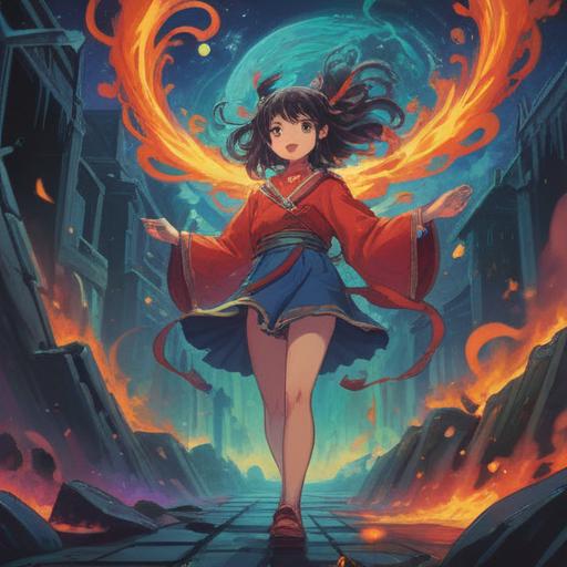 A vibrant illustration depicting the spiritual meaning of loud voices, dynamic energy radiating from an expressive figure, surrounded by swirling colors representing emotions, abstract symbols of communication and connection, harmonious balance between sound and silence, ethereal atmosphere, 4k