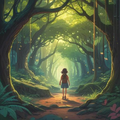 A serene illustration depicting a peaceful individual with a soft expression, surrounded by a calming natural environment, gentle light filtering through trees, symbols of spirituality such as feathers and light orbs, an aura of tranquility and introspection, conveying the idea of inner strength and thoughtful communication, 4k