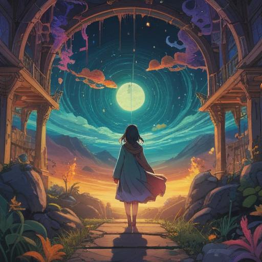 A serene depiction of a person with a high-pitched voice, surrounded by ethereal light, representing spiritual elevation, harmonious sound waves emanating from the figure, mystical symbols floating in the air, calm nature setting, gentle breeze, feather-like elements, uplifting atmosphere, soft color palette, dreamlike quality, 4k