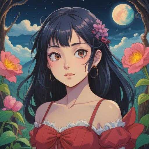 A dream about menstruation, spiritual signs to heed, surreal imagery, ethereal atmosphere, vivid colors, symbolic elements representing intuition and emotions, dreamlike landscape, guidance from the subconscious, reflective feelings, 4k