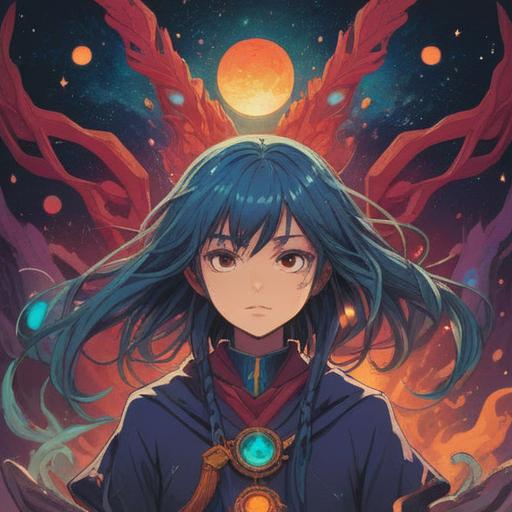 A mystical representation of spiritual signs during menstruation and diarrhea, ethereal aura, symbols of intuition and awareness, calming colors, abstract depiction of emotions, serene environment, focus on mindfulness, 4k