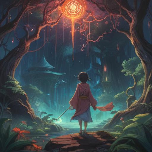 A spiritual scene depicting a person with a strong, pungent aroma, surrounded by ethereal light, symbolizing a positive spiritual omen, mystical elements in the background, vibrant colors, serene expression, harmony with nature, aura radiating positive energy, 4k