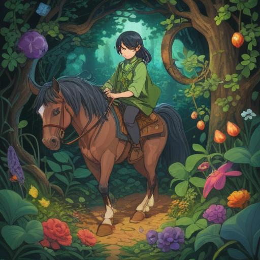 A vibrant and uplifting illustration depicting a person surrounded by various lucky items, such as four-leaf clovers, horseshoes, and lucky coins, a bright and sunny environment, a sense of joy and abundance, motivational elements, inspirational atmosphere, detailed texture in the items, harmonious colors, 4k