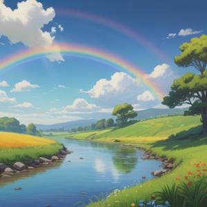 晴れてるのに虹が見える時のスピリチュアルな意味を解説