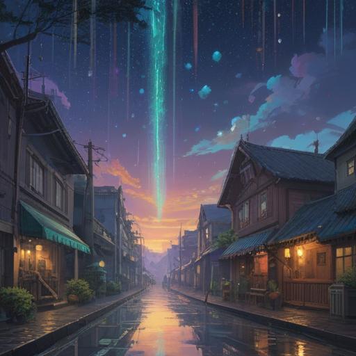 A serene and mystical depiction of the concept of