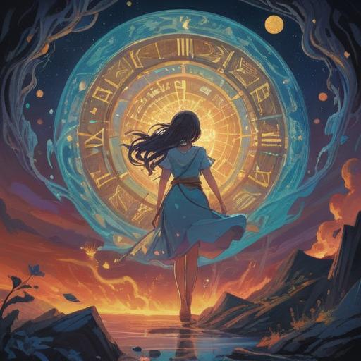 A mystical and spiritual representation of numerology's number 11, ethereal energy swirling around the number, elements symbolizing intuition and enlightenment, dark starry background, glowing symbols of balance and duality, abstract patterns radiating harmony, 4k