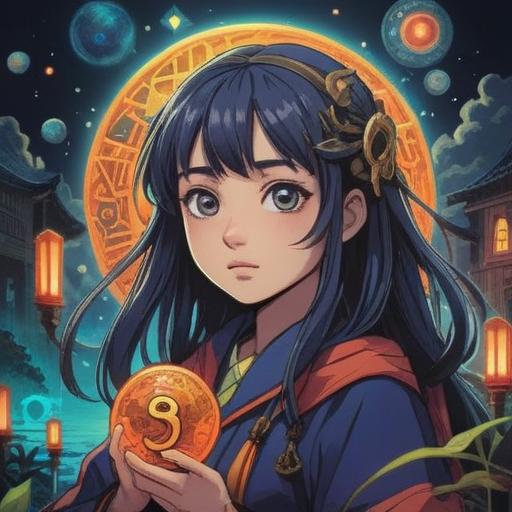 A mystical and insightful illustration of numerology, featuring the number 1 as a central motif, symbols representing self-discovery, a serene environment with soft light, mystical books open with ancient texts, a wise figure guiding a seeker, surrounded by ethereal numbers and geometric patterns, conveying harmony and personal growth, 4k