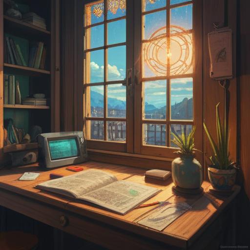 A serene and emotionally charged scene, a phone resting on a wooden table, soft sunlight filtering through the window, cobwebs hinting at years of silence, a piece of paper with the lucky number written on it, warm tones creating a sense of nostalgia, an inviting yet contemplative atmosphere, symbolizing connection and chance, 4k