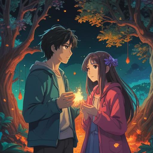 A serene and contemplative scene depicting a reunion between two friends after several years apart, subtle spiritual symbols in the background, a soft glow surrounding the individuals, warm embraces and joyful expressions, a gentle breeze rustling through leaves, hints of ethereal light signaling spiritual guidance, tranquil environment, moments of reflection, emotional depth, 4k