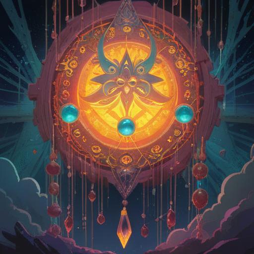 A symbolic representation of broken prayer beads, ethereal light surrounding the fragments, serene spiritual atmosphere, the concept of transformation and renewal, soft focus on nature in the background, warm and uplifting color palette, mystical aura, 4k