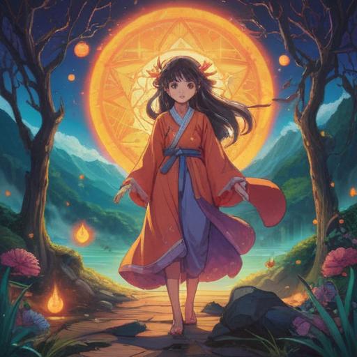 A mystical representation of the number 17, glowing with spiritual energy, surrounded by ethereal symbols and spiritual motifs, a serene landscape with soft light, harmonious colors blending together, an aura of positivity and guidance, an interpretation of numerology, conveying inspiration and enlightenment, 4k