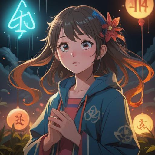 A mystical illustration depicting the spiritual significance of the number