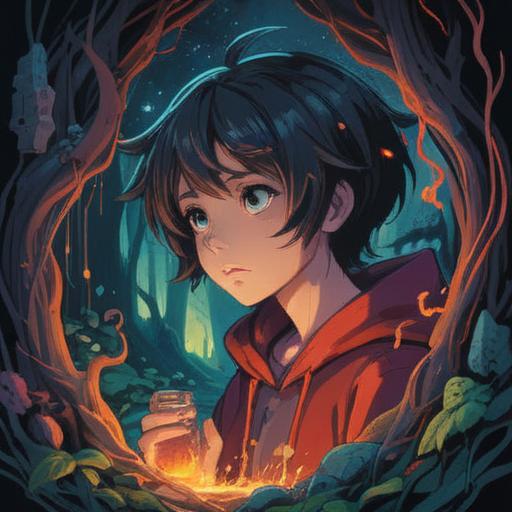 A mysterious and intriguing illustration, symbols representing hidden meanings, a shadowy figure contemplating deep thoughts, the number 1414 integrated subtly into the scene, hints of light breaking through darkness, an ethereal atmosphere, layers of complexity in the background, thought-provoking and symbolic elements, surreal and dreamlike quality, 4k