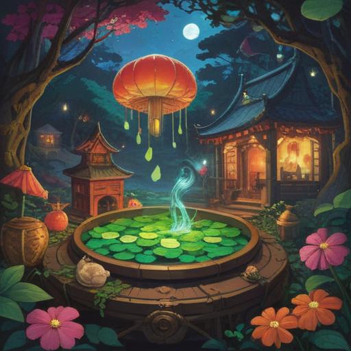A vibrant and whimsical illustration depicting a collection of lucky items, bright colors, symbols of good fortune, a four-leaf clover, a lucky charm, and a horseshoe, surrounded by a serene landscape, conveying hope and positivity, transforming the feeling of life’s abrupt endings into a bright new beginning, cheerful ambiance, 4k