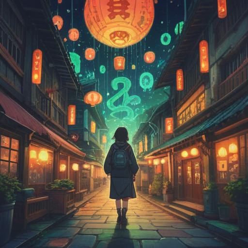 A vibrant illustration depicting a mystical scene, surrounded by glowing numbers, an ethereal aura of good fortune, enchanting symbols, a character engaging with the numbers, elements of luck and chance, dynamic composition, bright colors, magical atmosphere, intricate details, 4k