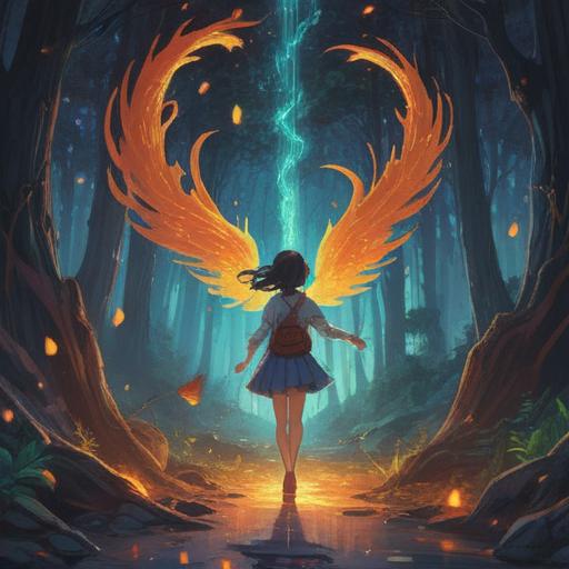 A serene scene depicting a person encountering an accident, ethereal light surrounding them, symbols of hope and renewal, spiritual transformation, a gentle reminder of life's fragility, peaceful expression on the person's face, nature in the background representing growth, soft focus, uplifting atmosphere, vivid colors, 4k