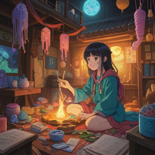 A serene scene depicting a person recovering after a personal accident, surrounded by symbols of good fortune like lucky charms and light rays shining through the trees, supportive friends nearby, an uplifting atmosphere, signs of hope and renewal, vibrant colors, encouraging expressions on the characters’ faces, 4k