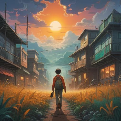 A surreal landscape depicting the spiritual meaning of labor shortages, ethereal figures representing workers vanishing into mist, a golden light illuminating the scene, symbols of growth and connection intertwined with nature, an aura of tranquility and introspection, 4k