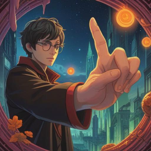 A mystical scene depicting the spiritual meaning of cutting the index finger, ethereal light surrounding the finger, symbolic imagery of good omens, serene atmosphere, abstract representations of protection and guidance, delicate details, warm color palette, 4k