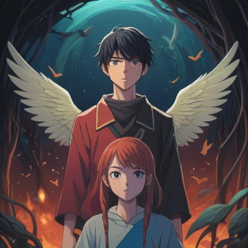 A thought-provoking scene depicting strained human relationships as a spiritual awakening, contrasting emotions reflected in characters' expressions, a serene environment symbolizing personal growth, ethereal light illuminating the path to understanding, intricate details in body language, harmonious balance of tension and resolution, vibrant colors signifying transformation, 4k