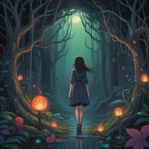 A surreal illustration depicting the spiritual signs of relationship reset syndrome, dark and moody atmosphere, fractured connections between human figures, ethereal symbols of disconnection, haunting imagery of broken bonds, a sense of isolation and longing, intricate details in the background, contrasting light and shadow, emotional expressions on characters, 4k