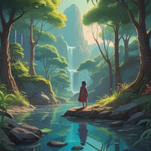 A powerful lucky stone symbolizing personal growth, vibrant colors, polished surface reflecting light, surrounded by a serene natural landscape, calming energy emanating from the stone, intricate patterns engraved on its surface, inspiring atmosphere, promoting wisdom and integrity, 4k