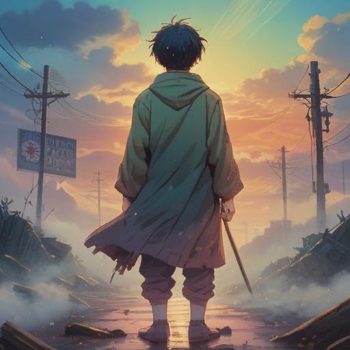 A serene and thought-provoking scene, depicting a person standing at a crossroads, surrounded by mist, representing uncertainty and distrust, spiritual symbols subtly integrated into the background, ethereal light illuminating the path ahead, reflective mood, deep emotional expression, high-resolution, atmospheric depth