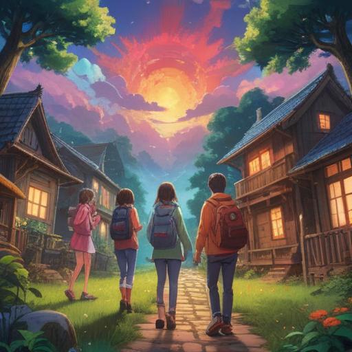 A vibrant and inspiring scene depicting a diverse group of people engaging in uplifting activities, bright colors, motivational quotes in the background, outdoor setting with nature, individuals practicing mindfulness and gratitude, positive interactions, joyful expressions, harmonious atmosphere, 4k