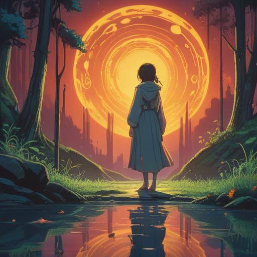 A contemplative scene illustrating the spiritual significance of wishing for someone's death, ethereal light surrounding a figure in quiet reflection, symbolic elements like wilted flowers and shadowy silhouettes, serene yet somber atmosphere, deep emotional resonance, soft focus, mystical undertones, 4k