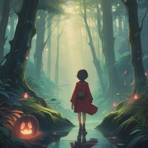 A serene and mystical scene depicting a person gazing out from a misty forest, surrounded by soft ethereal light, symbols of connection and love floating in the air, gentle spirits appearing as light orbs, warm and inviting atmosphere, conveying a sense of longing and spiritual awakening, harmonious colors, peaceful interaction between nature and human emotions, 4k