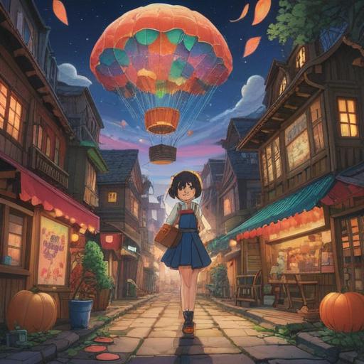 A whimsical illustration of a lucky charm that brings joy and connection, vibrant colors, a heartwarming scene, featuring a colorful charm with symbols of friendship, surrounded by smiling people, a beautiful park setting, uplifting atmosphere, playful details, 4k