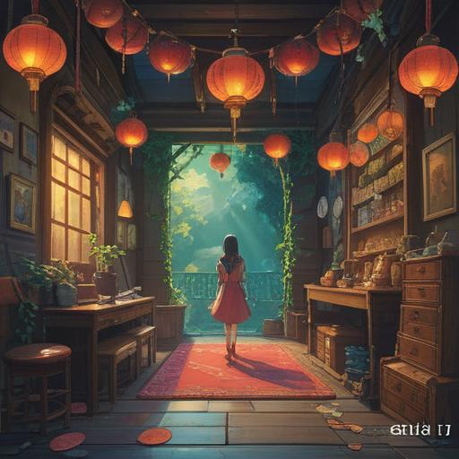 A whimsical scene depicting a lucky charm that attracts good fortune when ignored by others, colorful and inviting atmosphere, enchanting details of the charm, surrounded by symbols of good luck like four-leaf clovers and lucky coins, gentle sunlight filtering through trees, a peaceful park setting, vibrant colors, serene vibe, 4k