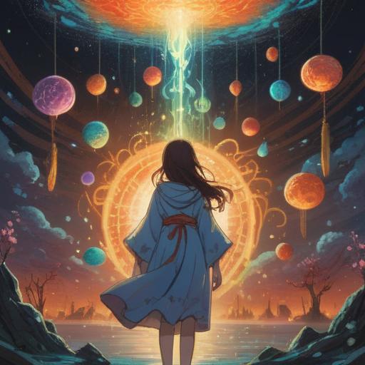 A serene illustration depicting a person surrounded by floating, ethereal symbols representing spiritual connection, gentle light illuminating their figure, an aura of calm energy, soft pastel colors, harmonious elements intertwining, a sense of encouragement and positivity, intricate details highlighting the interaction, 4k
