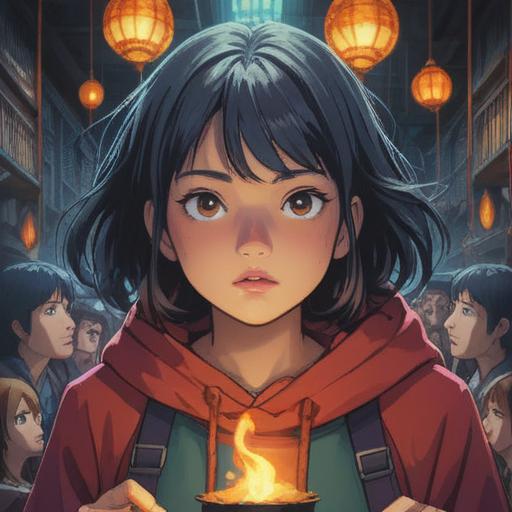 A contemplative scene of a person surrounded by curious onlookers, depicting the spiritual significance of being stared at, serene facial expression, ethereal aura, soft light filtering through trees, symbolic representations of self-awareness and connection, harmonious blend of nature and humanity, dreamlike atmosphere, 4k