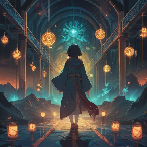 A mystical scene depicting a person surrounded by glowing symbols and ethereal lights, attention from others creating an aura of energy, subtle hints of spiritual signs like feathers and orbs, a serene yet captivating atmosphere, intricate details in the background showing nature elements, emotional expressions reflecting awareness, vivid colors, enchanting visuals, 4k