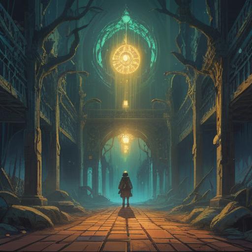 A mystical representation of spiritual signs appearing when feeling drained from social interactions, shadowy figures in the background, ethereal glow surrounding the main character, symbols of energy depletion like dark clouds or swirling mist, emotional expressions reflecting fatigue, surreal environment, contrasting light and shadow, 4k