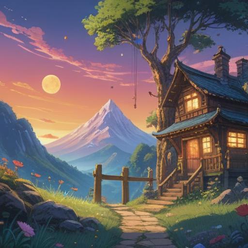 A mystical illustration of a lucky charm, vibrant colors, subtle sparkles, a serene environment, depicted under a clear blue sky, surrounded by greenery, symbolizing transformation and hope, featuring an ancient amulet with intricate designs, capturing a sense of calm and positivity, 4k