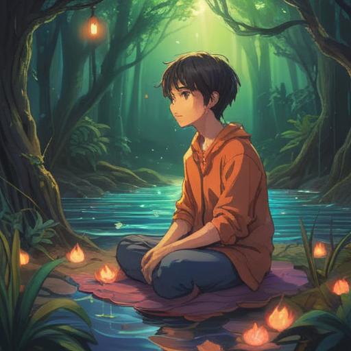 A serene illustration depicting a person sitting quietly after a social gathering, surrounded by a gentle aura of light, subtle energy waves reflecting feelings of tiredness, soft expressions showing introspection, elements of nature around representing grounding, ethereal motifs symbolizing spiritual awareness, calming color palette, 4k