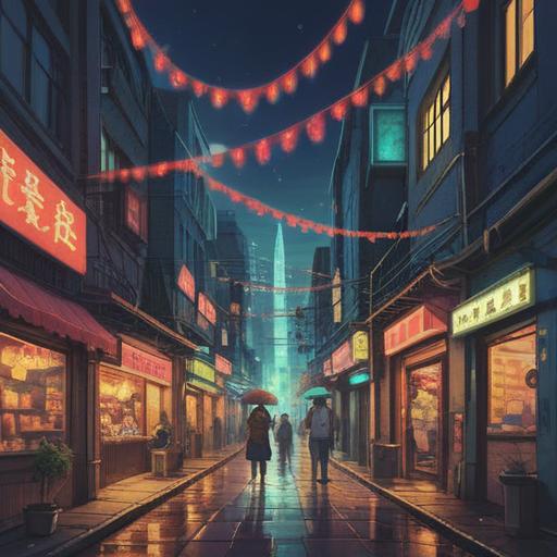 A serene spiritual relaxation item amidst a crowded urban setting, soothing colors, intricate details of the item, soft glowing aura, people in the background appearing tired, calm expressions on their faces, a sense of tranquility in chaos, peaceful atmosphere, inviting design, 4k