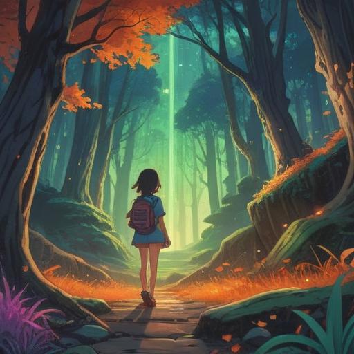 A captivating spiritual scene, a person radiating positive energy, surrounded by a glowing aura, engaging with nature, harmonious atmosphere, expressions of joy and connection, warm sunlight filtering through leaves, symbolism of abundance and love, 4k