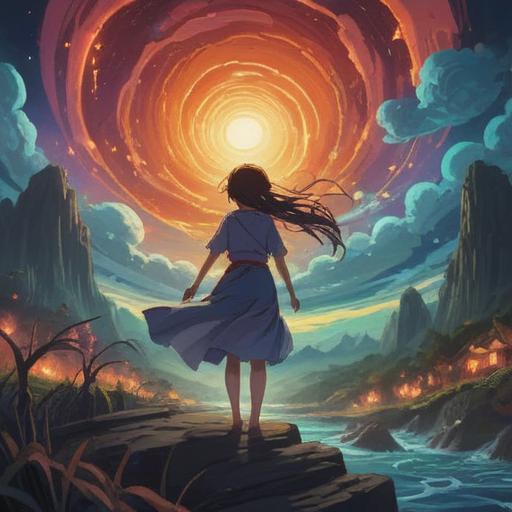 A spiritual representation of exhaustion when meeting people, ethereal atmosphere, a figure surrounded by swirling energies, contrasting brightness and darkness, emotion of weariness illustrated, symbolism of social interactions, flowing textures, muted colors, deep introspection, serene yet heavy ambiance