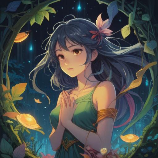 A serene illustration depicting the spiritual significance of the right side of the body, ethereal light illuminating the figure, harmonious connection with nature, flowing energy, soft wisps of color representing peace and balance, an aura radiating from the character, surrounded by gentle symbols of enlightenment, tranquil atmosphere, 4k