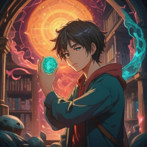 A mysterious scene depicting a person examining a faint cut on their arm, surrounded by ethereal light, spiritual symbols floating around, a sense of tranquility and enlightenment, nature elements like softly glowing flowers, atmospheric haze, vibrant colors, a serene expression on the person's face, indicating a positive spiritual transformation, 4k