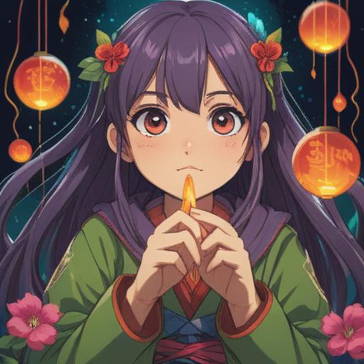 A vibrant illustration of a lucky charm symbolizing healing, featuring a prominently displayed bandaged thumb, surrounded by glowing energy and floral patterns, a warm and uplifting atmosphere, bright colors, intricate details, healing imagery, hope and positivity, 4k